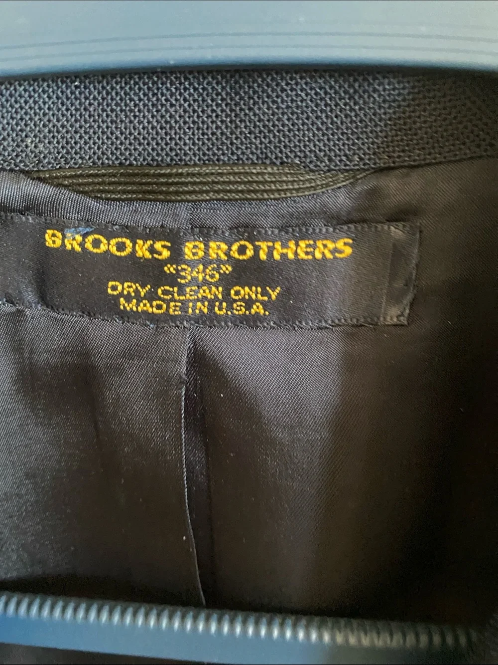 Brooks Brothers Dark Navy Three Button Blazer